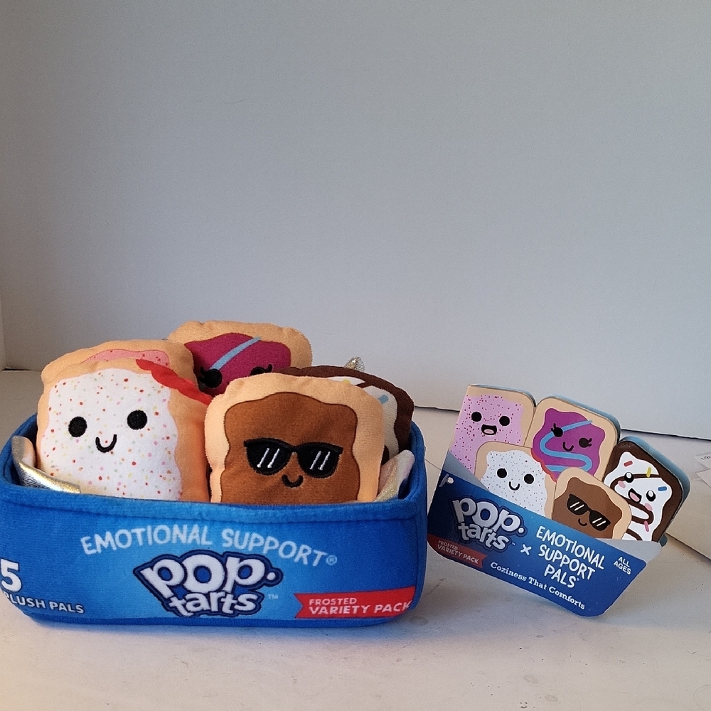 Emotional Support Pop-Tarts Plush Toy Set NWT